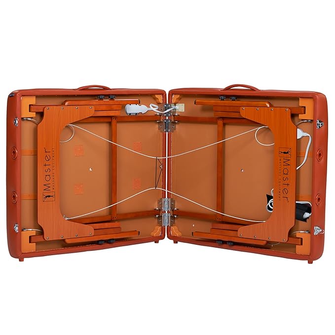 Master Massage 31" Santana Therma Top Portable Massage Table Package (Built in Heating Pads)- Esthetician Bed- Folding Massage Table with Heated Top