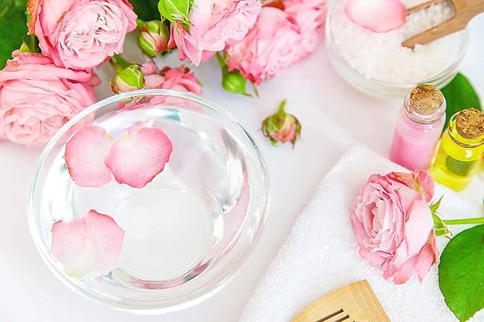 Rose Hydrosol Water - 32 oz - Pure Rose Hydrosol – Hydrating Face Toner Rose Water for Skin and Hair, Linen Spray for Sheets, Room Freshener, Body Spray by Organic Pure Oil - Packaging May Vary