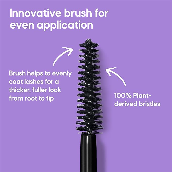 Almay Thickening & Tint Mascara, Instant Soft Full Volume, Conditions & Darkens Natural Lashes Over Time, No Flaking or Clumping, 403 Black Brown, 0.28 fl oz