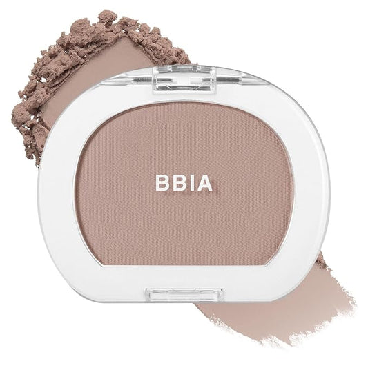 BBIA Last Blush NEW 15 Colors - Cheek Blush Shaping Shading Contour & Highlight Long-Lasting Matte Finish Natural Shades Buildable & Blendable Daily Korean Face Makeup (14 CAPPUCCINO, Pack of 1)