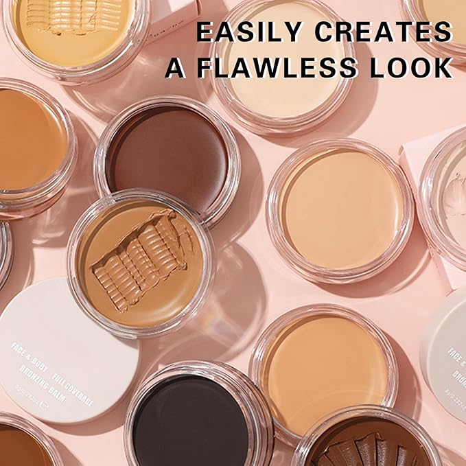 Under Eye Concealer Full Coverage,Under Eye Corrector for Dark Circles,Pot Concealer for Older Women,Teenagers,Middle-aged,Corrector de Ojeras,Waterproof Under Eye Brightener (08 GOLDEN TAN)