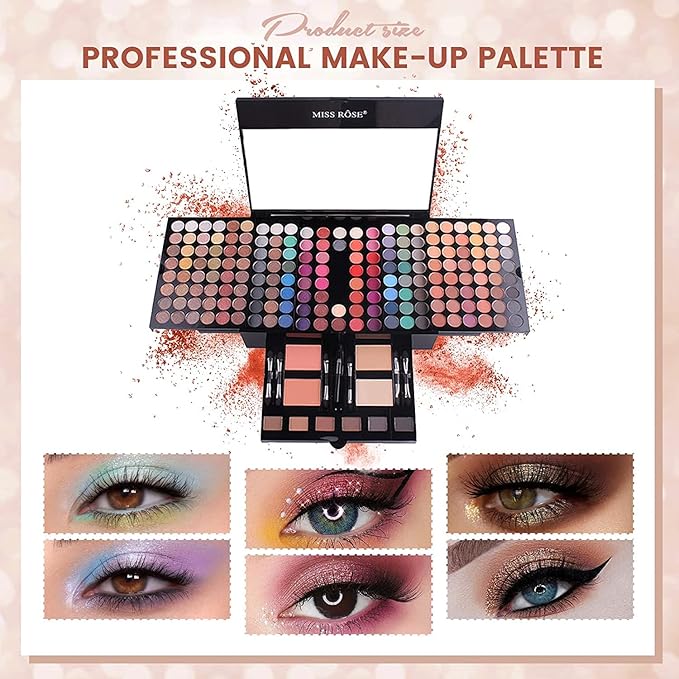 190 Colors Cosmetic Make up Piano