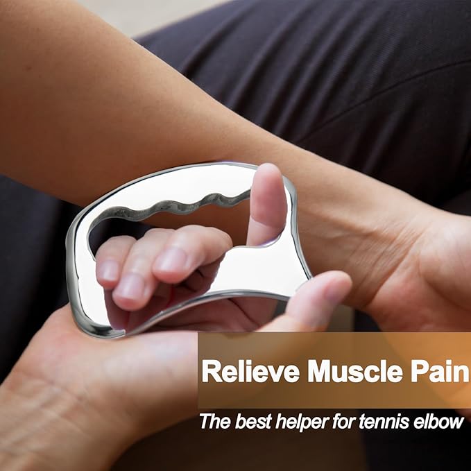 FeelFree Sport 4 in 1 Gua Sha Massage Scraping Tool Set-Muscle Scraper Tools for Soft Tissue Mobilization,Physical Therapy for Back, Legs, Arms