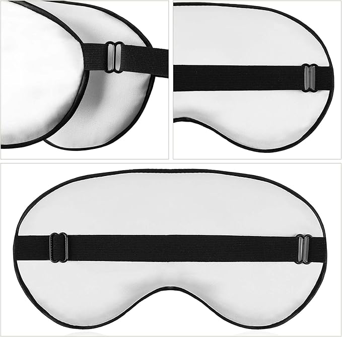 Custom Personalized Sleep Eye Mask Add Any Photo Text Logo Design Your Own Soft Blindfold Eyemask Blackout Eye Cover for Men Women Home Travel Offices, OrangeRed, 8.1"x4.1"