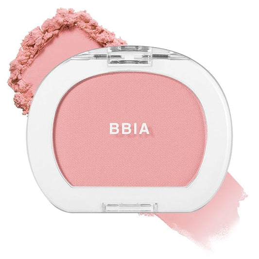 BBIA Last Blush NEW 15 Colors - Cheek Blush Shaping Shading Contour & Highlight Long-Lasting Matte Finish Natural Shades Buildable & Blendable Daily Korean Face Makeup (11 LILY CORAL, Pack of 1)
