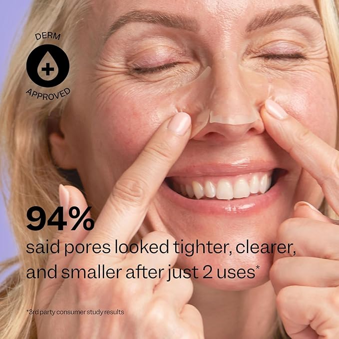 Peach Slices - Nose Pore Patches (7 ct) - Overnight Blackhead Remover - Pore Strips - Absorbs Gunk - Thin, Flexible & Painless - Hydrocolloid Patches - Vegan & Cruelty Free - Korean Skin Care & Beauty