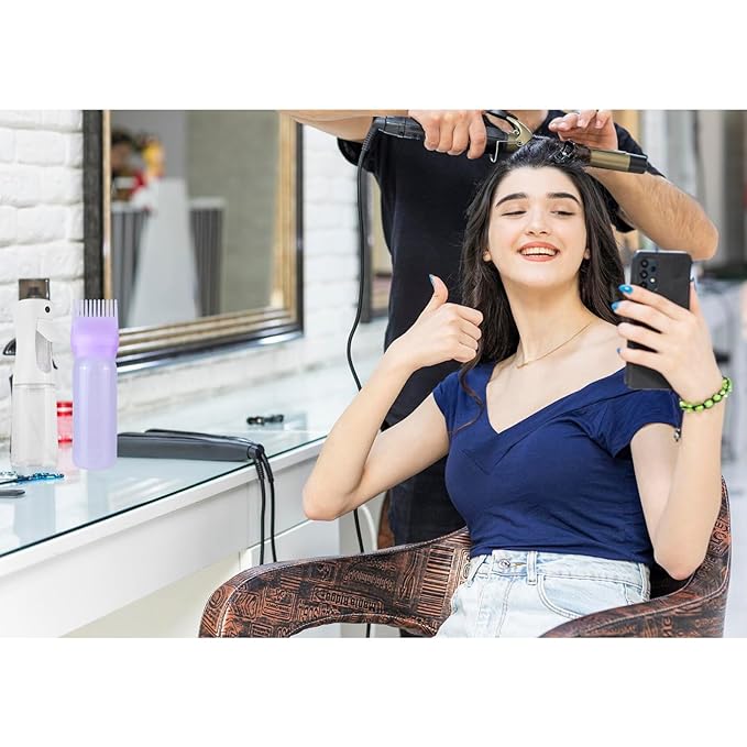 Root Comb Applicator Bottle Brush,2Pcs