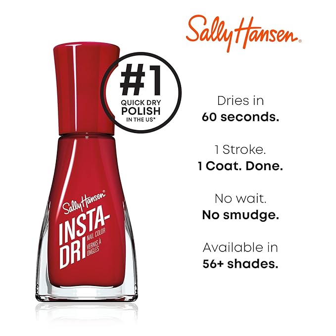 Sally Hansen Insta Dri x GLAAD Nail Polish - All the Heals, 0.31 fl oz