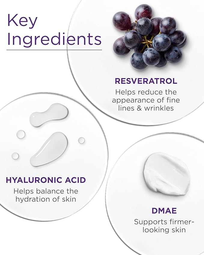 Andalou Naturals Hyaluronic DMAE Lift & Firm Skin Cream | Anti Aging Face Moisturizer With Hyaluronic Acid |Helps Reduce Fine Lines & Wrinkles | 1.7 oz