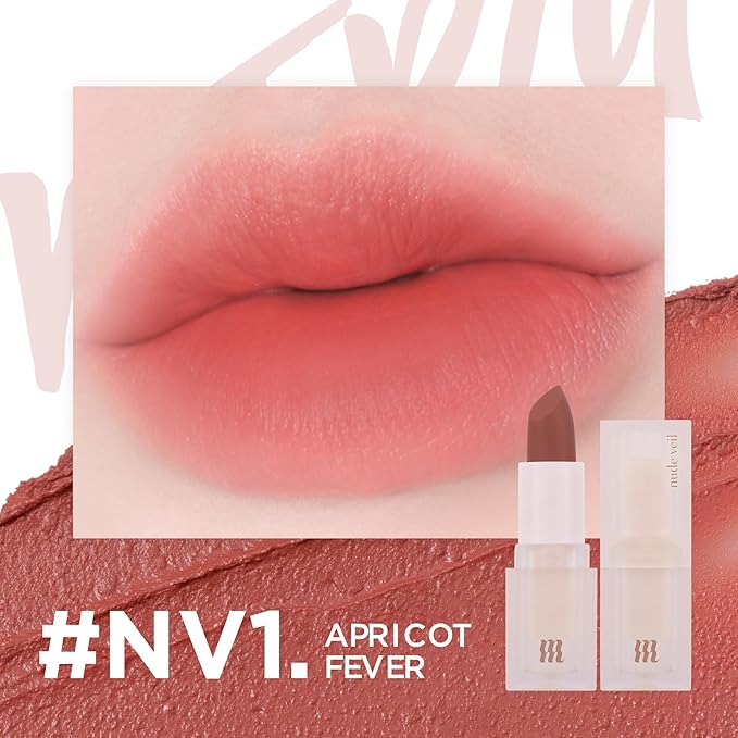 MERZY Nude Veil Lip Stick #1 APRICOT FEVER