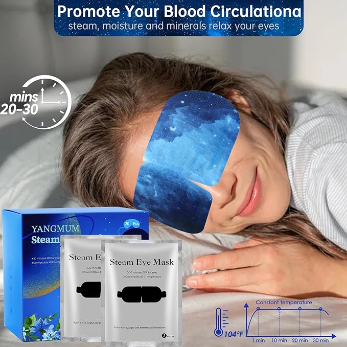20 packs steam eye masks