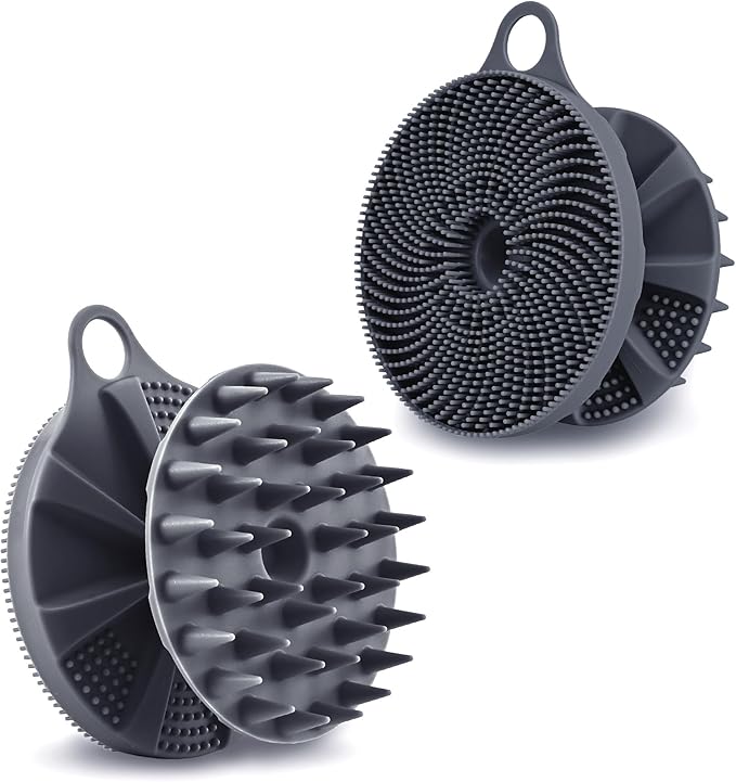 Innerneed 2-in-1 silicone body scrubber