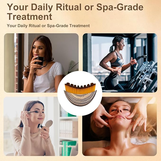 Lymphatic Contour Face Brush 2025 New, Dry Contour Face Brush Massager for Lymphatic Drainage, Ergonomically Designed to Fit The Skin Precisely & Relieve Fatigue