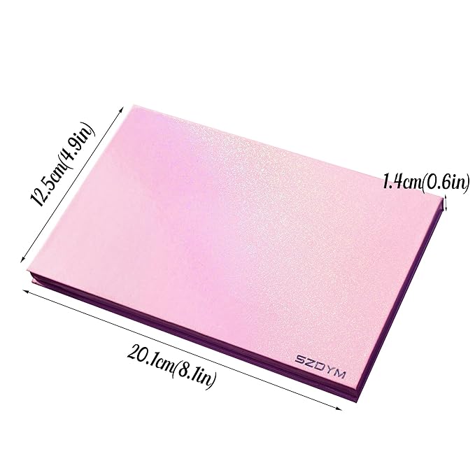 Empty magnetic palette with Mirror,Like a Book Fashionable