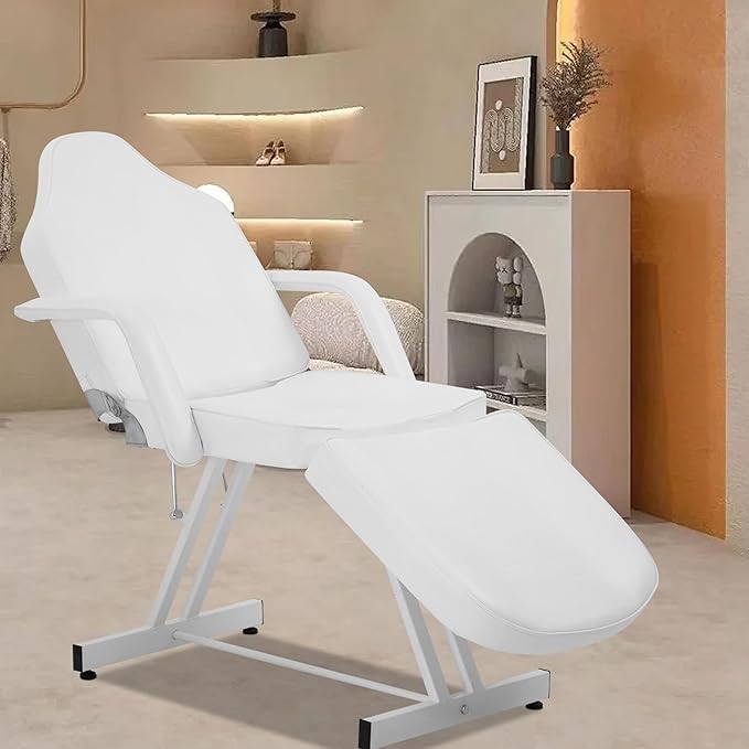 PayLessHere Multipurpose Tattoo Chair 72" L 24" W Massage Bed with Hydraulic Stool Beauty Bed Table Salon Chair for Professional Massage Facial Lash Beauty Spa Treatment