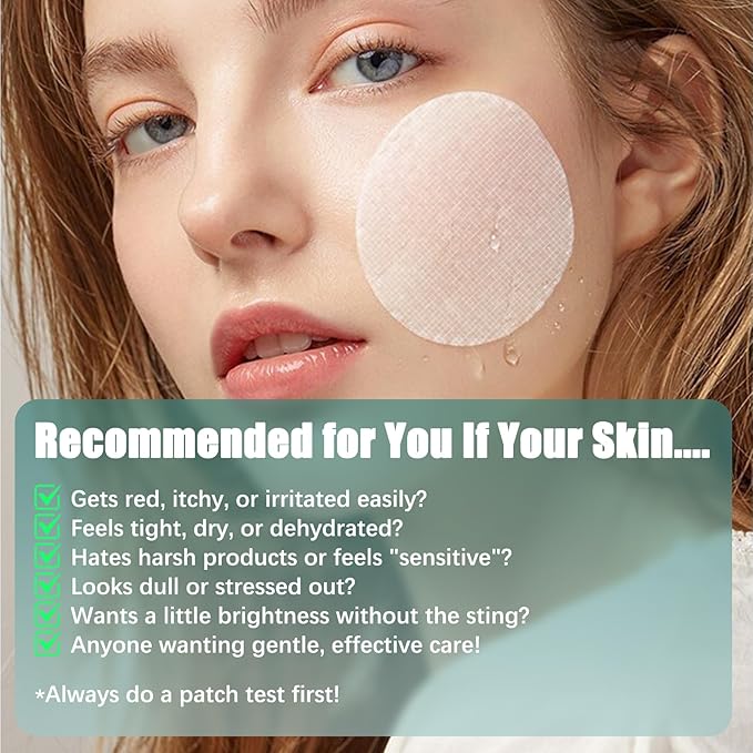 Madecassoside Toner Pads|Soothe Redness,Strengthen Barrier & Refine Pores with Centella Asiatica,Caffeine + Niacinamide | 110 Pads for All Skin Types