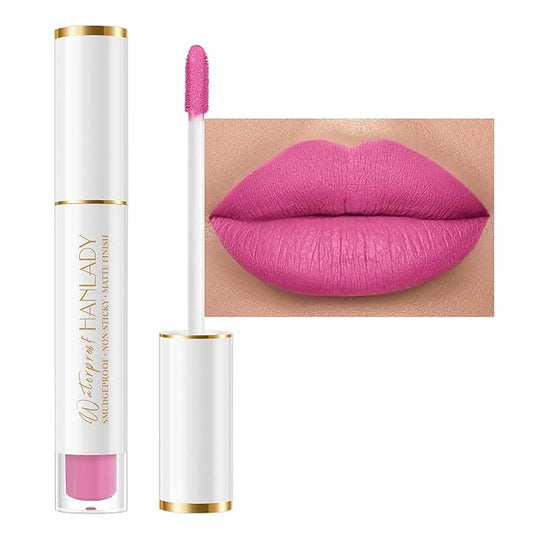 Pink Lipstick Long Lasting Lipsticks for Women Pigmented Smudgeproof Transferproof Vegan Cruelty Free Lip Makeup, A43 Life in Pink