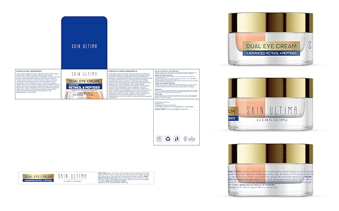 Dual eye cream with advanced