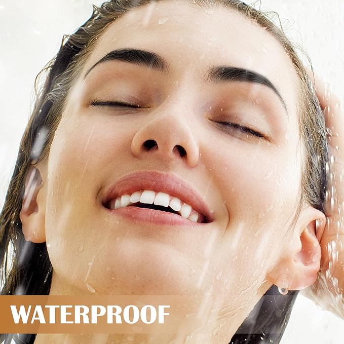 Boobeen Liquid Eyebrow Pen, Microblading Eye Brow Pencil with 4 Micro Tip, Waterproof Brow Pen Filler Creates Natural Brow Makeup, Long-lasting