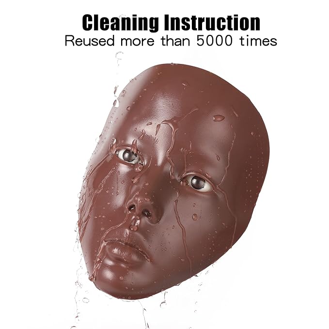 Makeup Practice Mannequin Face, 5d Reusable