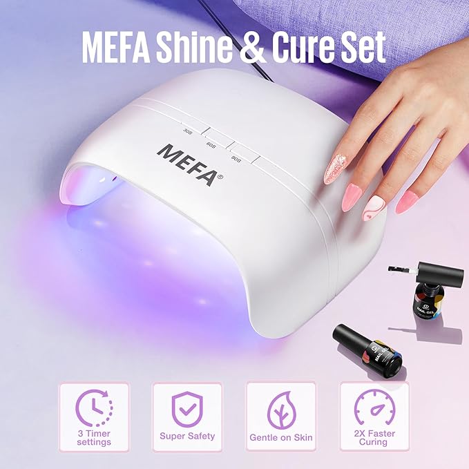 MEFA UV Nail Lamp with