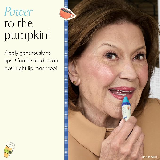 Gilmore Girls x Bliss Pumpkin Powerhouse Exfoliating & Soothing Lip Mask | Hydrating Overnight Lip Balm Mask for Dry Lips