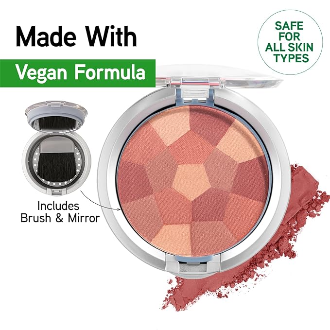 Physicians Formula Powder Palette Multi-Colored Blush Powder Blushing Rose, Dermatologist Tested