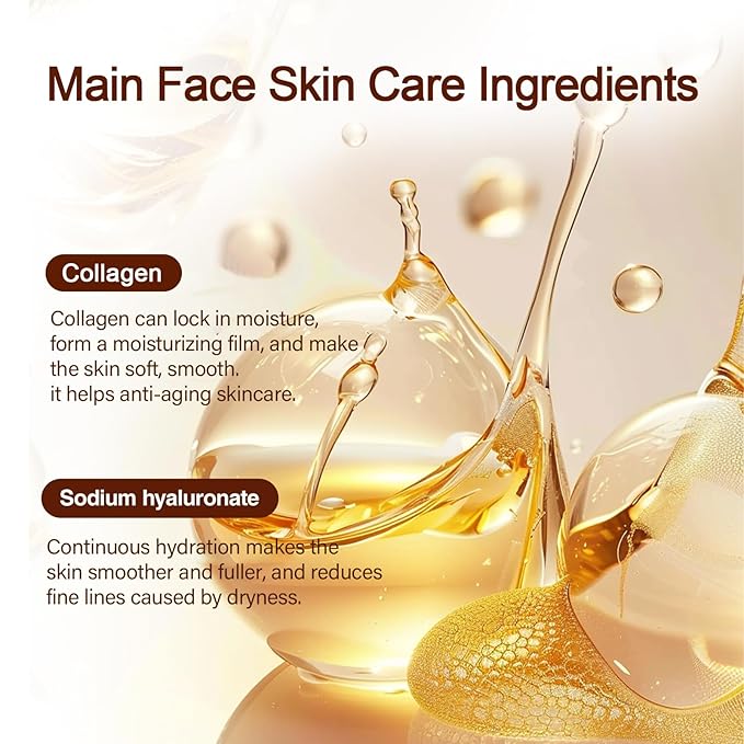 Snail Mucin Facial Skincare Set for Women, Suitable for All Skin Types - Deep Moisturizing & Nourishing with Collagen, Ideal Christmas Skincare Gift - Anti-aging Skin Care Set, Face Kits