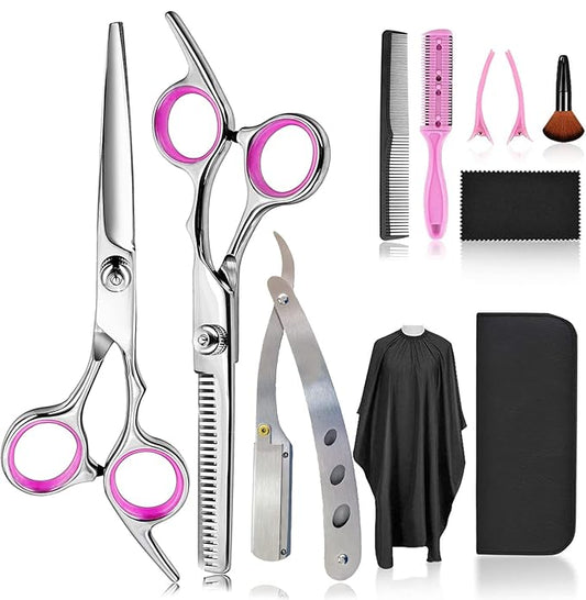 Hair Shears Thinning Scissors Set,