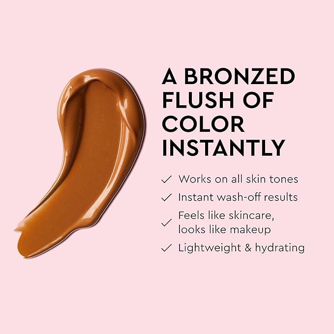 Tanologist Insta Glow Face Bronzer, Illuminating Cream Bronzer For Instant Radiant Glow, Lightweight, Blendable Formula For All Skin Tones, Vegan, 2.02 fl. oz/60 ml Tube