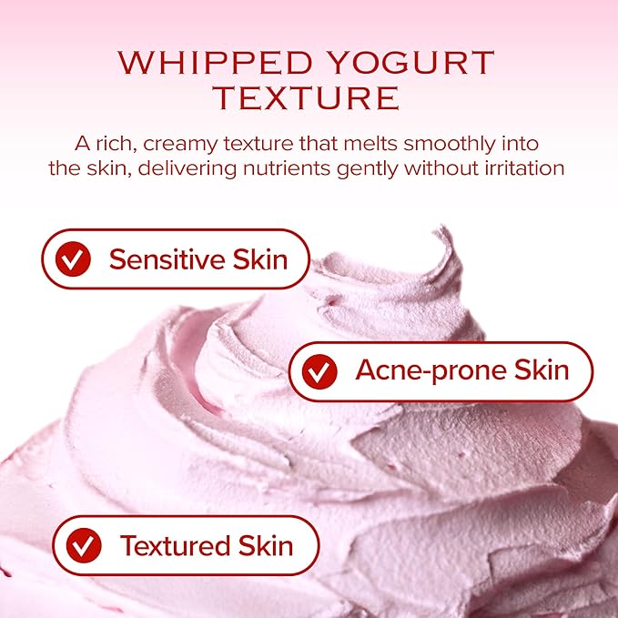 Very Berry Wash Off Pack | Korean Sauna Face Mask | Berry Complex + Fermented Ingredients for Skin Barrier | Instant Glow Up Effect | Whipped Cream Pack for Textured, Dry Skin 3.38 FL OZ