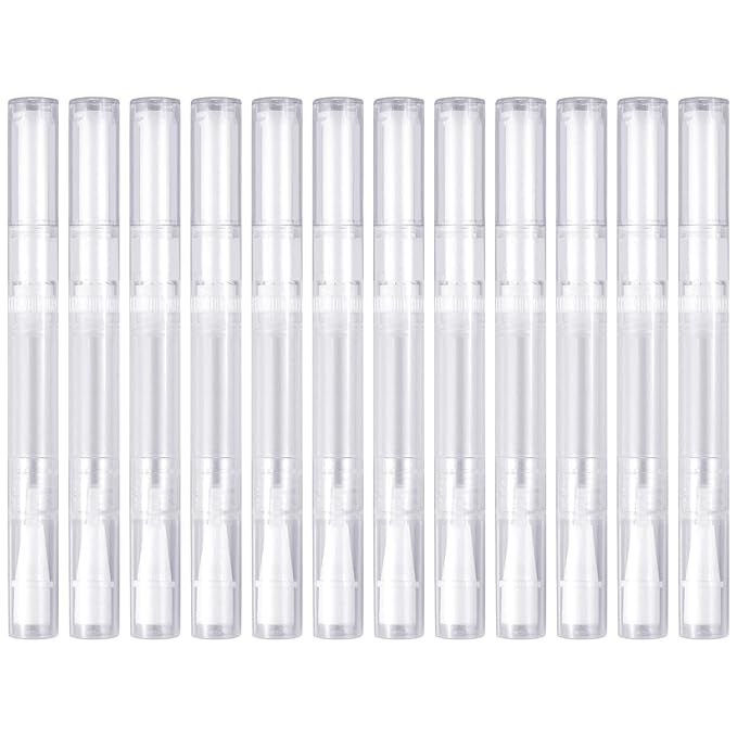 12 Pack 3 Ml Transparent Twist Pens Empty Ml