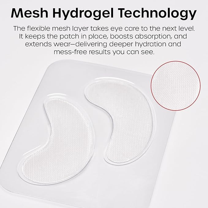 The Man Face Scrubber - Silicone Face Scrubber for Men, Flex Face Brush - Hydrogel Under Eye Patches for Men - Cooling, Hydrating & Firming Eye Masks (1 Scrubber & 6 Pairs)