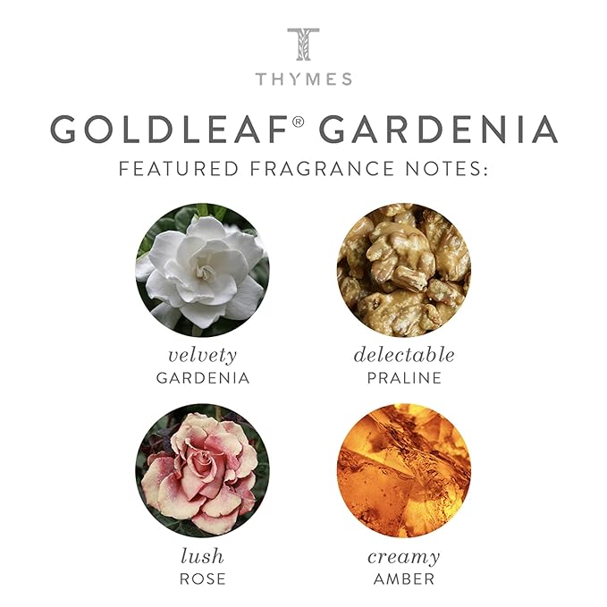Thymes Goldleaf Gardenia Eau de Parfum Spray Pen (0.34 fl oz)