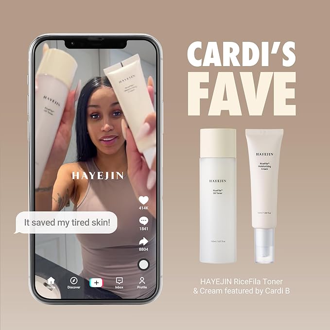 HAYEJIN RiceFila Milk Toner for Glass Skin – 2-in-1 Hydrating Korean Rice Toner with Niacinamide, 8 Hyaluronic Acids & 6 Peptides – Dual Phase Lightweight Rice Bran Facial Toner 5.07 fl oz