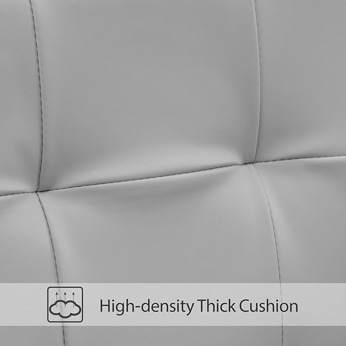 BarberPub Salon Chair for Hair Stylist Hydraulic Barber Styling Chair, Beauty Spa Equipment 8813 (6" Seat Height Adjustment) (Grey)