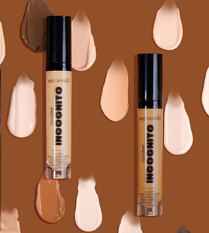 wet n wild Mega Last Incognito All-Day Full Coverage Liquid Matte Concealer, Medium Neutral