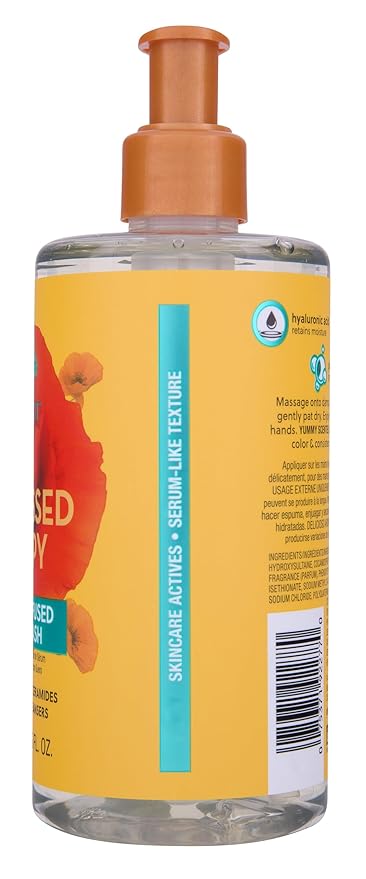 Tree Hut Sunkissed Poppy Serum Infused Hand Wash, Nourish & Hydrate Hands with Strengthening Skin Care, Long Lasting Scent, Cleanse & Lock in Moisture, 11 fl oz.