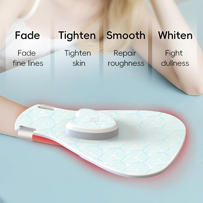 Red Light Therapy Glove for Hands - 630nm & 830nm Dual Wavelength LED Device for Healthier Skin & Pain Relief, Rechargeable Hand Care with Auto Shut-Off