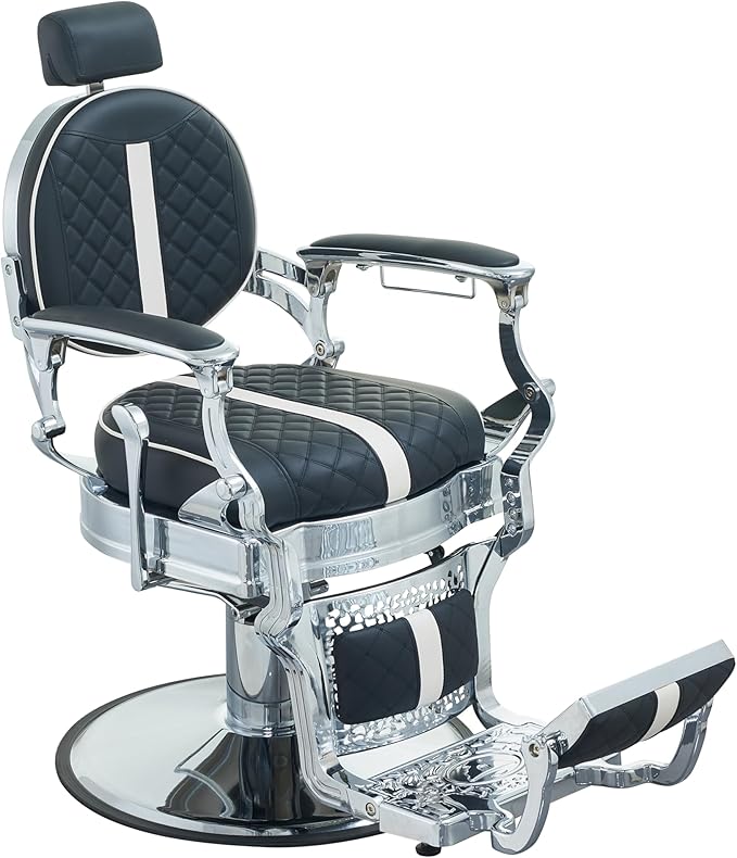 Vintage Barber Chair for Hairdressers Heavy Tattoo Shampoo Beauty Salon Equipment (Square)