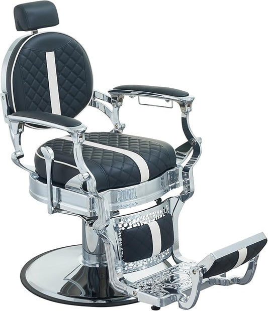 Vintage Barber Chair for Hairdressers Heavy Tattoo Shampoo Beauty Salon Equipment (Square)