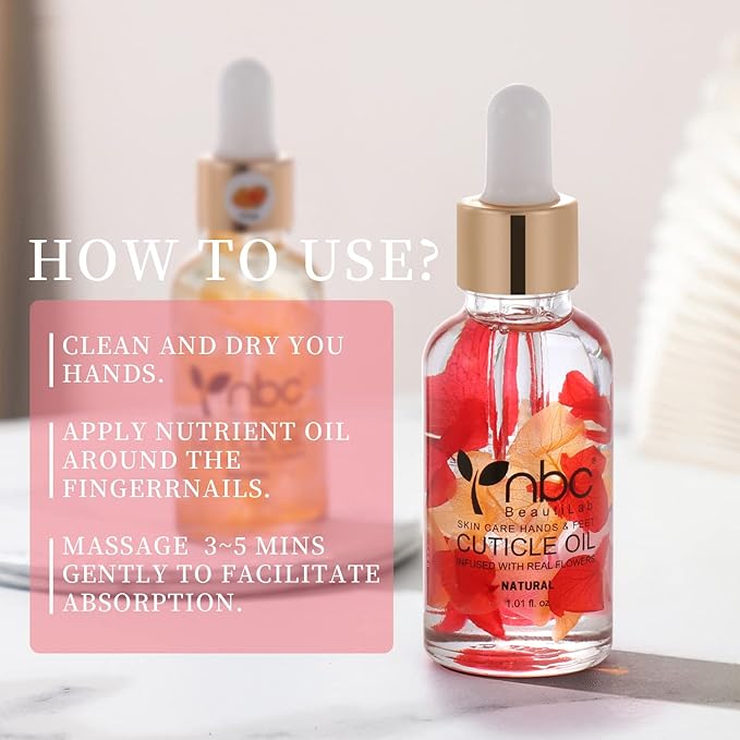 Nail Cuticle Oil, 2Pcs 30ml