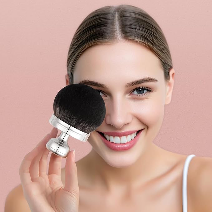 docolor Extra Large Body Makeup Brush For Self Tanner, 3 Inch Width Self Tanning Brush Kabuki Brush, Soft synthetic hair, for Foundation, self-tanners, bronzer, sun blocks, powder, For Face and Body