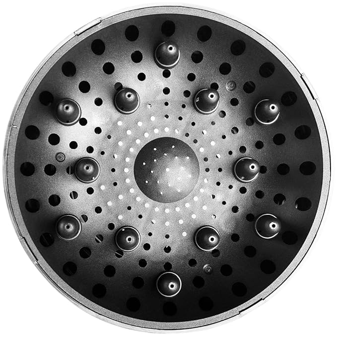 Hairizone Universal Hair Diffuser Adaptable for Blow Dryers with D-1.7-Inch to 2.6-Inch for Curly or Wavy Hair, Shiny Black