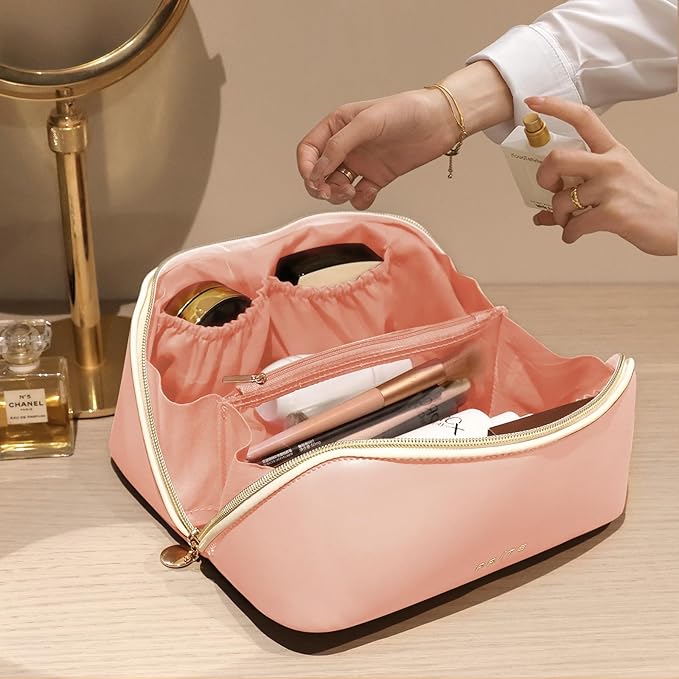 Prite travel cosmetic bag makeup