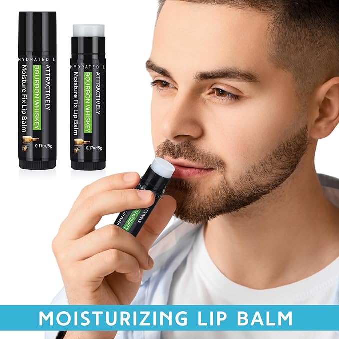 4 Pcs Lip Balm with Gift Lips