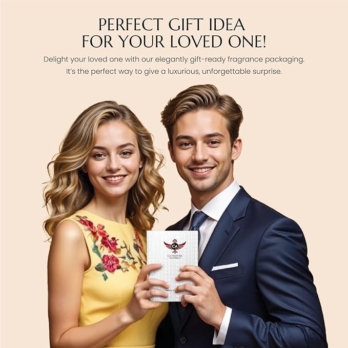 CA Perfume Duo Impression of Casa Lily Blanca For Women And Men Perfume Layering Set Long Lasting Travel Size EDP + Body Oil Roll-On Bottle 0.27 Fl Oz+0.33 Fl Oz