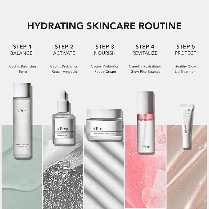 A'Prep Healthy Glow Lip Treatment – Lightweight Moisturizer SPF 15, Non-Sticky Lip Balm for Hydrating & Nourishing Care, Korean Skincare, 10ml 0.34fl. oz.