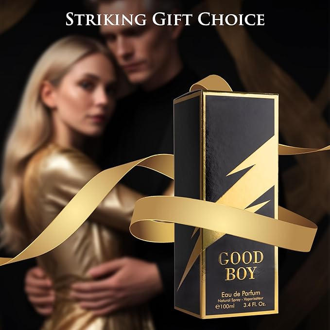 URBAN COLLECTION Bold Boy Eau De Parfum 3.4 fl oz – Fresh Citrus, Spice & Amber Scent – Italian Bergamot & Pink Pepper – Tonka Bean Base – Vegan, Cruelty-Free, Paraben Free – 100ml Elegant Bottle