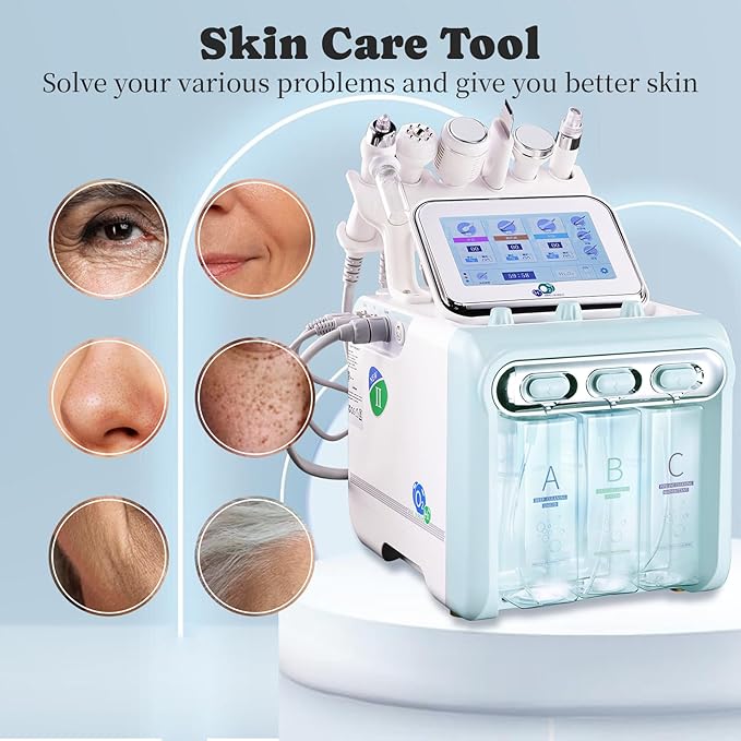 Hydrogen Oxygen 7 in1 Facial Care Machine with Mask Multifunctional Face Skin Care Device